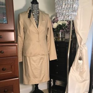 Willi Smith stretch pencil skirt suit NWTO